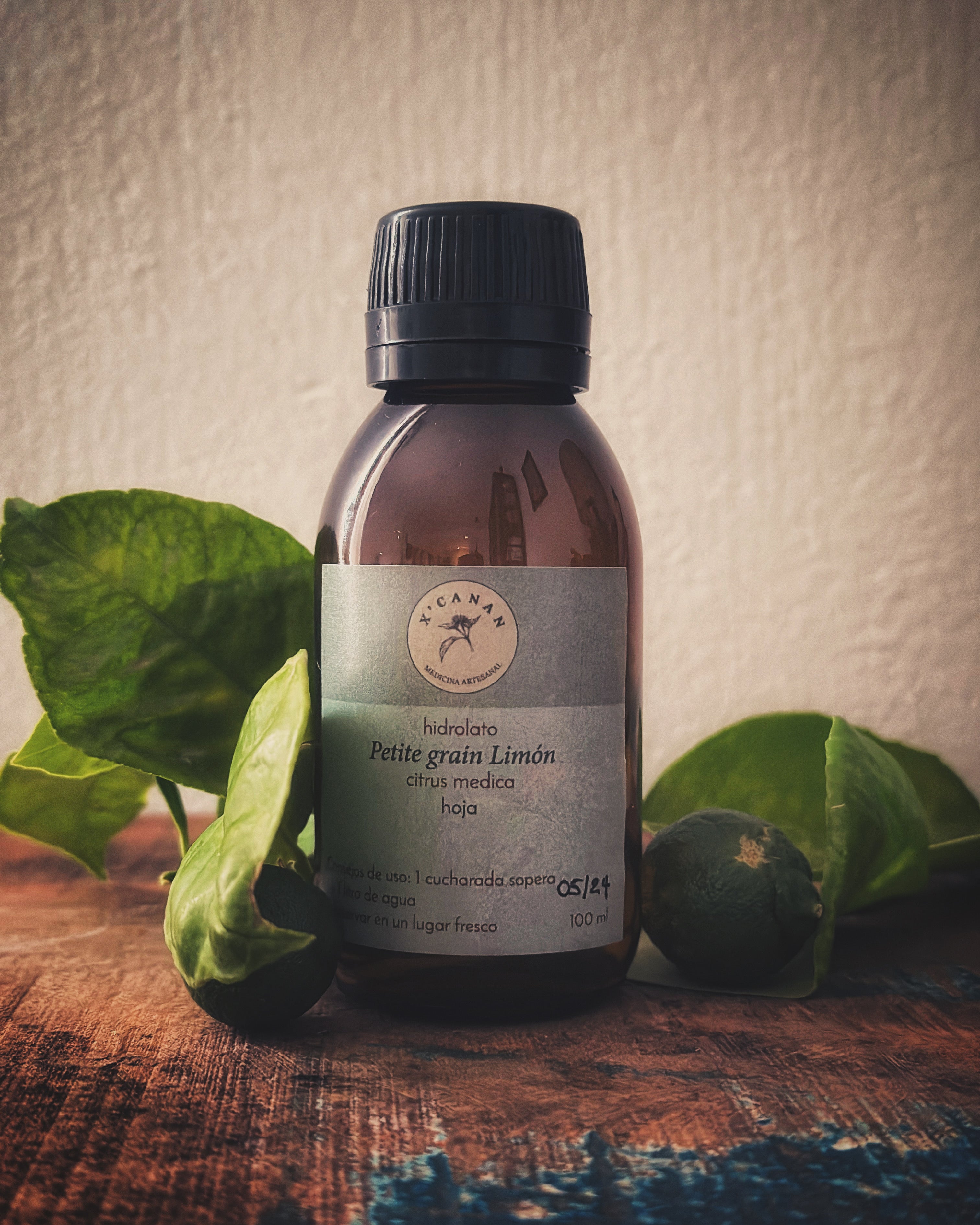 Hidrolato de petit grain limón