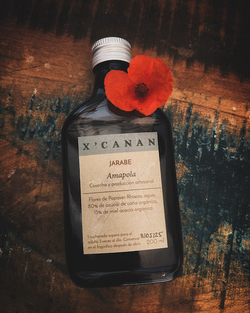 Jarabe artesanal de amapola